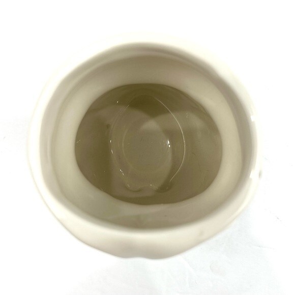 Adorable white and brown ceramic owl - Picture 4 of 12